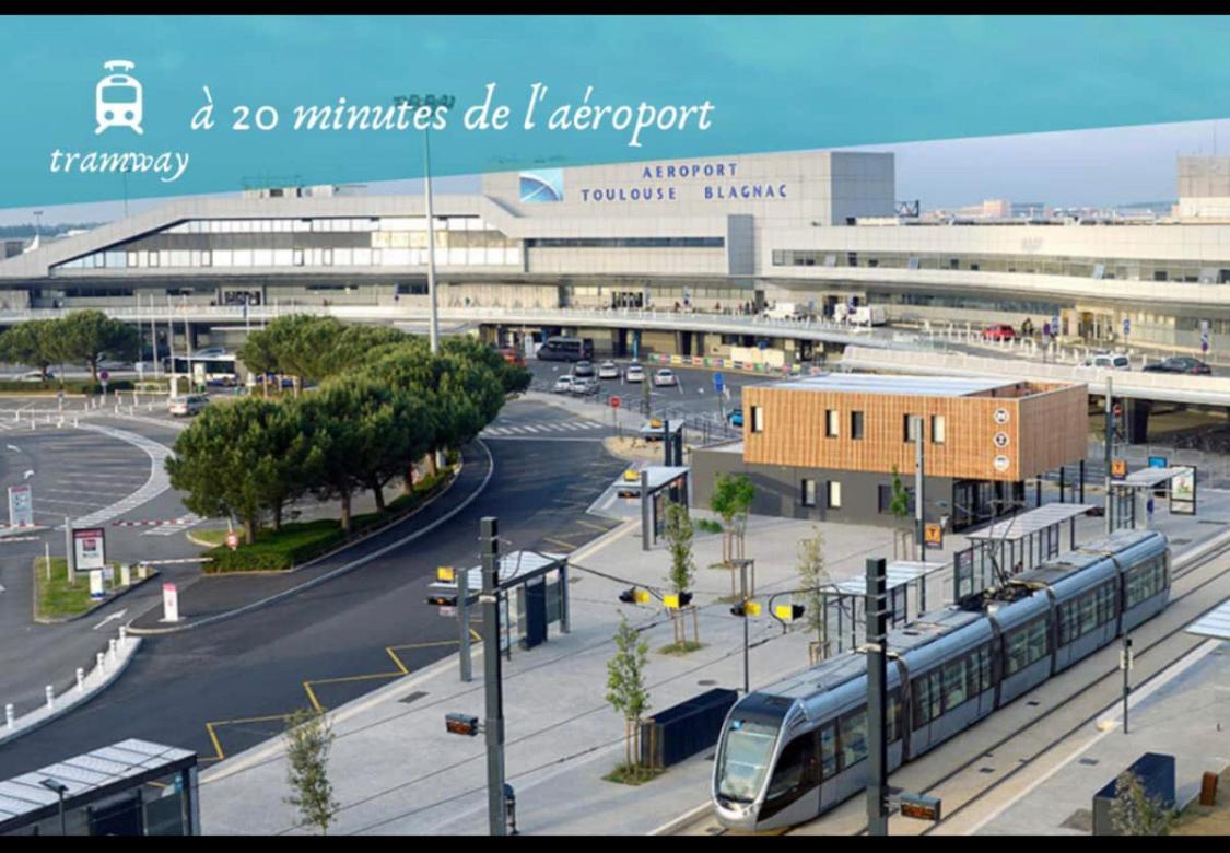 L Oasis Studio Proche Hopital Et Aeroport Piscine Parking &Netflix Toulouse Exterior foto