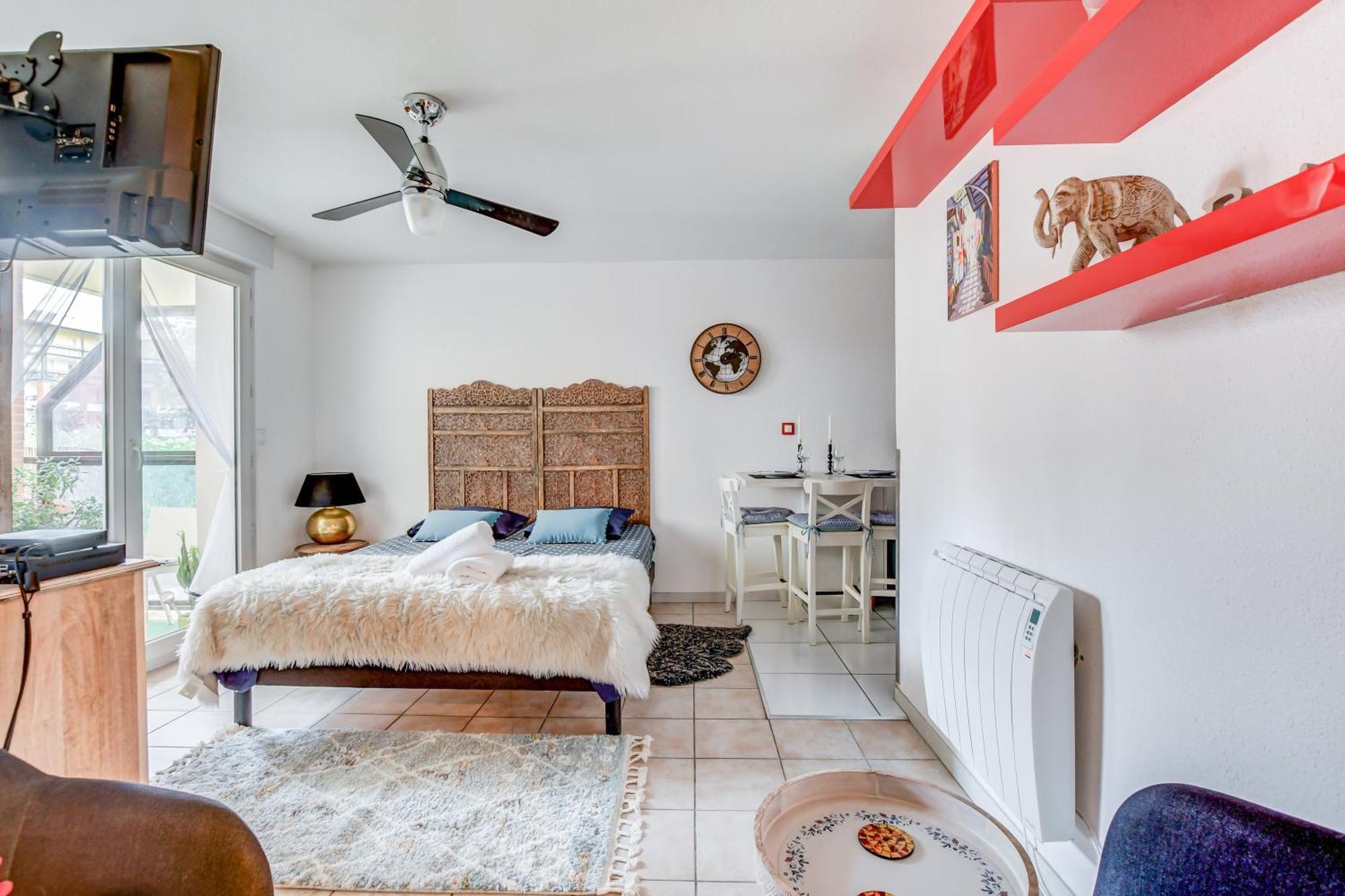 L Oasis Studio Proche Hopital Et Aeroport Piscine Parking &Netflix Toulouse Exterior foto